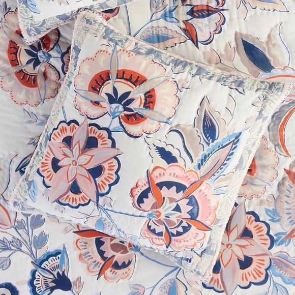 Anthropologie Brynne Quilted Euro shams - Picture 3 of 5